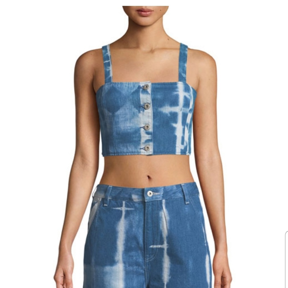 Sale Levi's made and crafted tie dye crop top $158